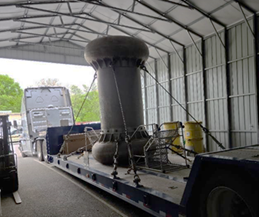 A GE-2000 is used to ship spent fuel to the Savannah River Site for storage and reprocessing 
