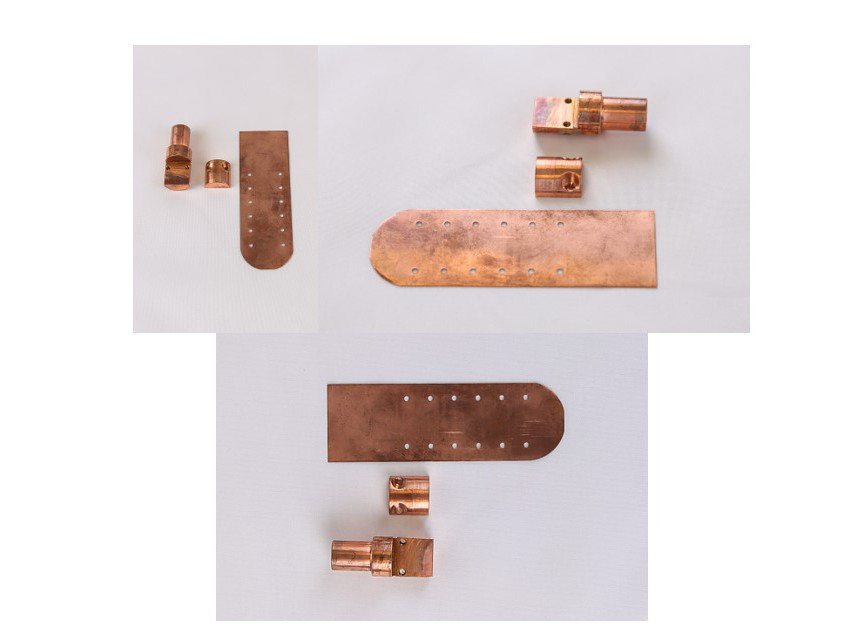 Copper blade with Copper halves for Dilution Refrigerator and 3Helium Insert Single Crystal Experiments​