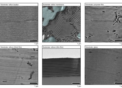 Transmission electron microscope (TEM) images of the new 2D nanosheet as a barrier coating that self