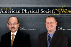 Jaime Fernandez-Baca and Mark Lumsden have been elected fellows of the American Physical Society.