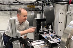 NASA scientist Andrew Needham used the MARS neutron imaging instrument at Oak Ridge National Laborat