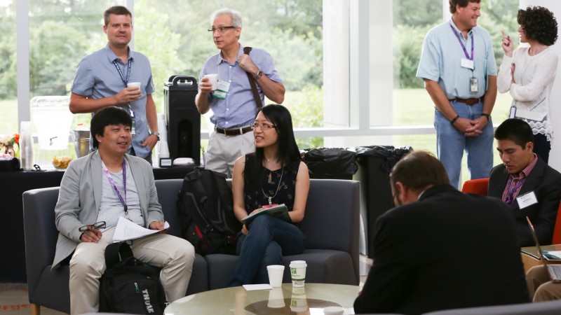 Hundreds of researchers from the nanoscience and neutron scattering communities coalesced at ORNL for a weeklong event to discuss new avenues for collaboration and science discovery. (Credit: ORNL/Genevieve Martin)
