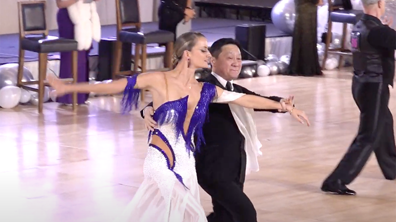 Johnny Tang and dance partner Jaimee Tuft