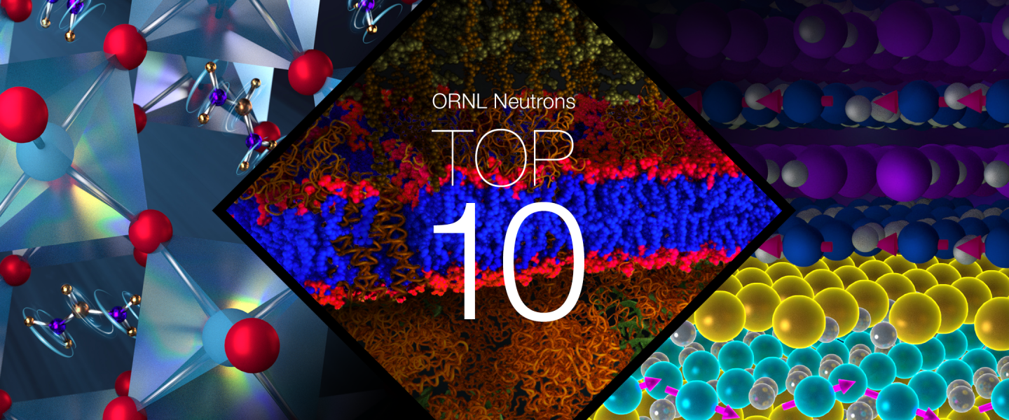 The Top 10 ORNL Neutron Science Achievements of 2017 (Image credit: ORNL/Jill Hemman)